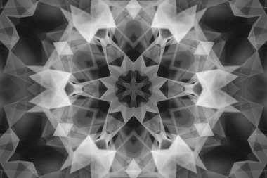 fantasy chaotic colorful fractal pattern. abstract geometric shapes. 3d rendering illustration background, wallpaper or textile.