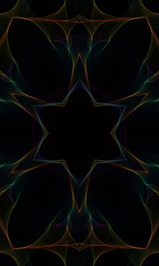 Soyut fraktal arkaplan. Yaratıcı tasarım için güzel illüstrasyon