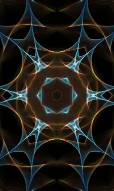 Soyut fraktal arkaplan. güzel kaleydoskop tasarımı.