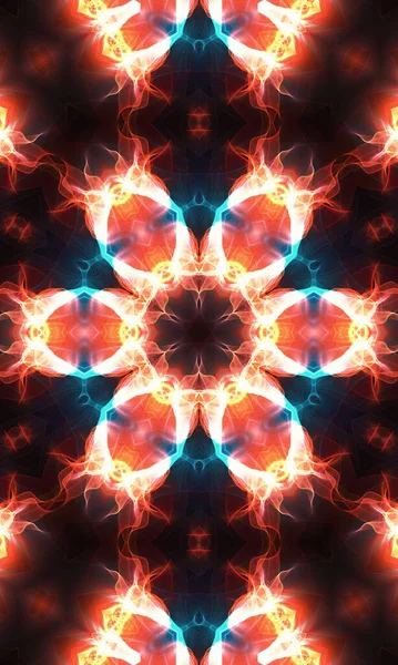 Abstract Kaleidoscopic Pattern Background — Zdjęcie stockowe