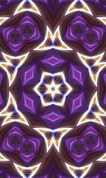 Abstract Colorful Fractal Background Beautiful Kaleidoscope Design Walls Decoration Digital — Stockfoto