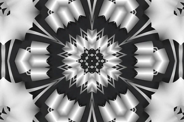 Abstract Kaleidoscopic Pattern Geometric Background — Foto de Stock