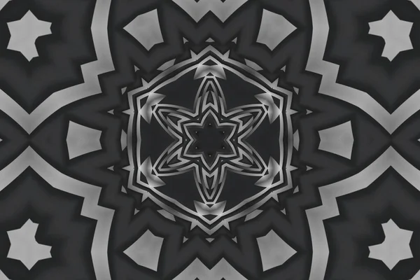 Abstract Kaleidoscopic Pattern Geometric Background — ストック写真