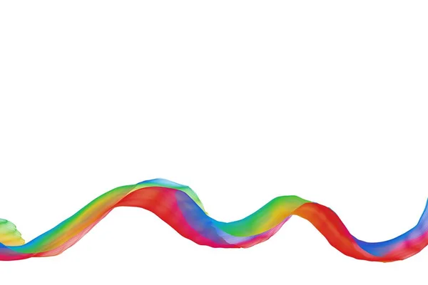 Абстрактный Фон Красочными Волнистыми Волнами — стоковое фото