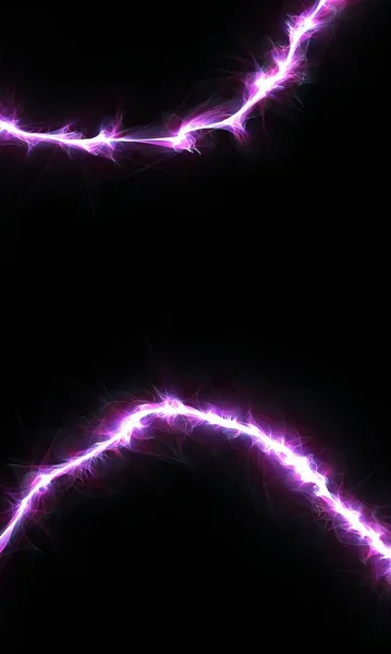 Yıldırımlı ve neon ışıklı soyut arkaplan
