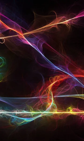 abstract fractal background Flyer Template