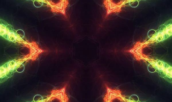 Rendering Abstract Fractal Background — Foto Stock