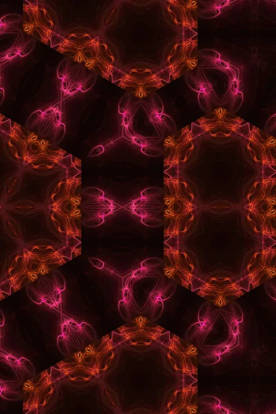 Abstract Fractal Background Beautiful Illustration Creative Design — 图库照片