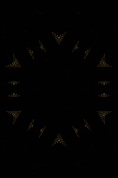 Абстрактный Фрактальный Фон Светящимися Неоновыми Огнями — стоковое фото