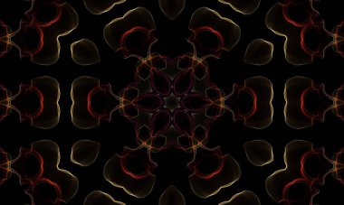 abstract background with a glowing pattern of red and black colors