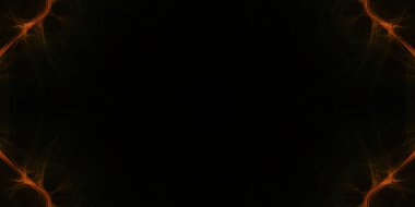 Parlayan neon ışıkları ile soyut arkaplan