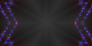 Parlayan neon ışıkları ile soyut arkaplan