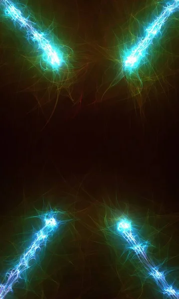 Neon Işıkları Ile Soyut Arkaplan — Stok fotoğraf