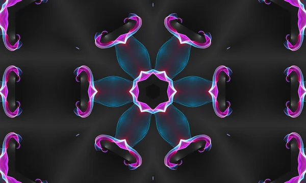 美しい抽象的なパターンの3Dレンダリング — ストック写真