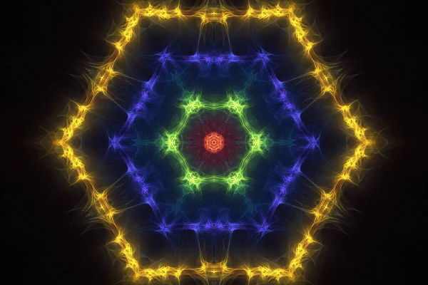 abstract fractal illustration for creative design, background