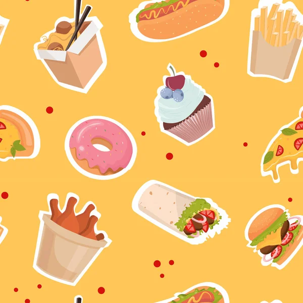 fast-food sorunsuz desen