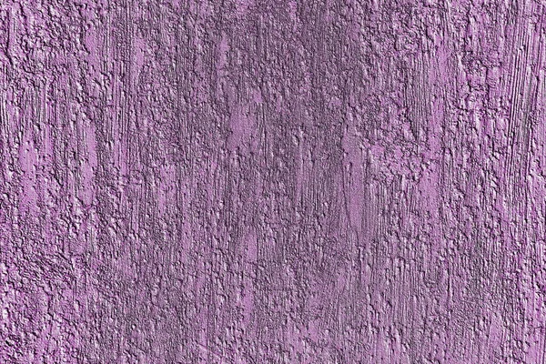 Concrete Lilac Colored Stone Wall Porous Layer Plaster Old Shabby — Fotografia de Stock