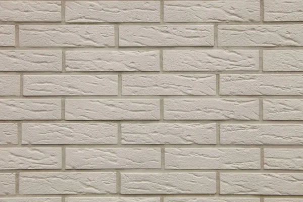 Wall White Brick Regular Laying — Stock Photo, Image