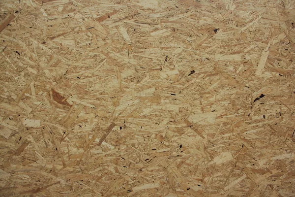 Osb Tábla Textúra Világosbarna Háttér Egyszerű Préselt Forgácslap Minta Chipboard — Stock Fotó