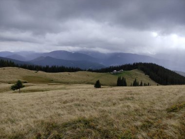 Sonbaharda Karpatlar 'da Kukul Dağı