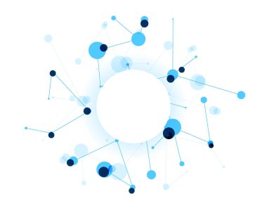 Vektör soyut tasarım teknolojisi ağ bağlantısı tıbbi arka plan.