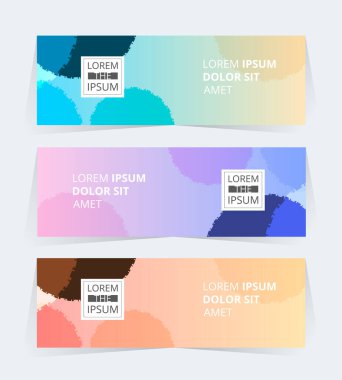 Vektör soyut grafik tasarımı Banner Deseni arkaplan ağ şablonu.