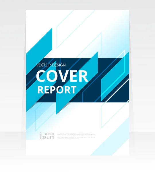 Vector Abstract Design Cover Report Brochure Flyer Banner Pattern Background — Stock Vector