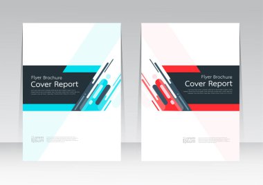Vektör soyut tasarım Kapak Raporu Broşür Flyer Banner Deseni arka planı.