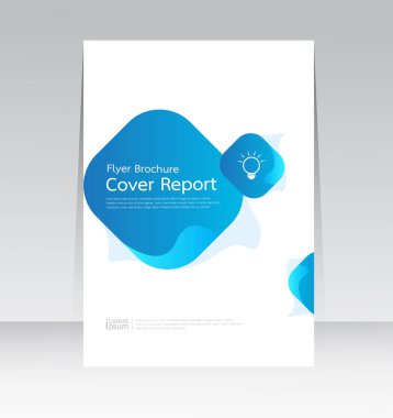 Vektör soyut tasarım Kapak Raporu Broşür Flyer Banner Deseni arka planı.