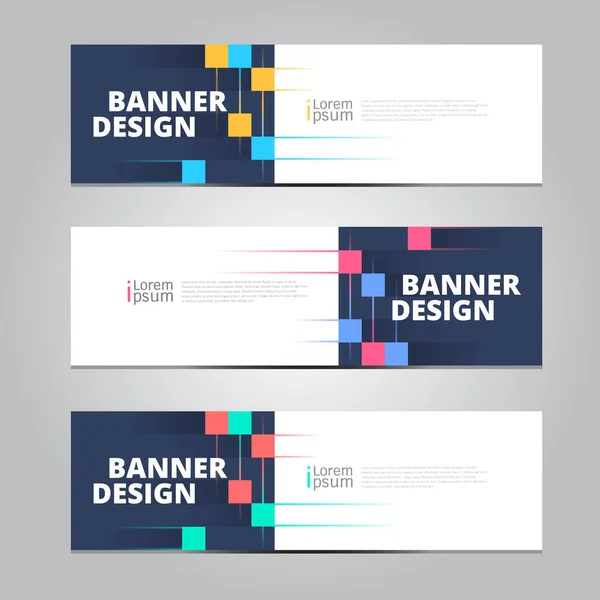 Diseño Gráfico Abstracto Vectorial Banner Pattern Background Web Template — Vector de stock