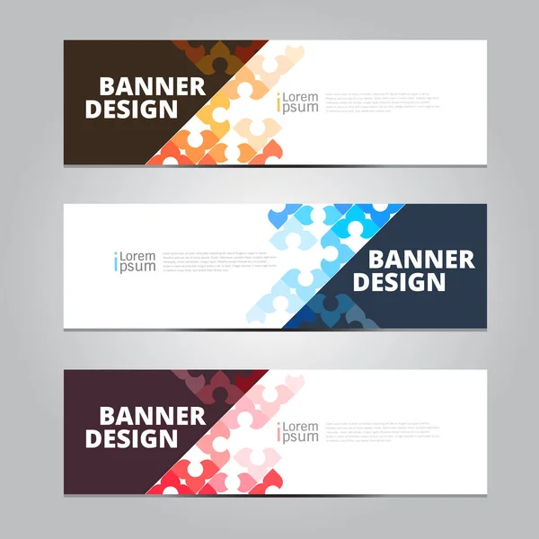 Vector Abstract Graphic Design Banner Pattern Background Web Template — Stock Vector