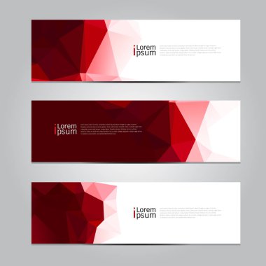 Vektör soyut grafik tasarımı Banner Deseni arkaplan ağ şablonu.