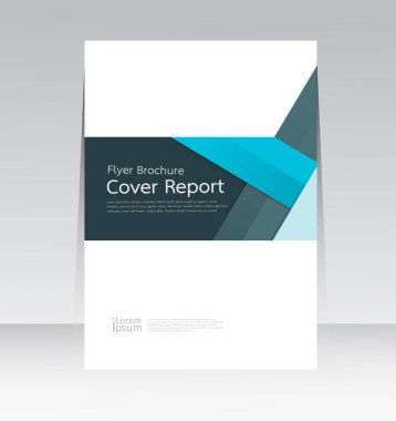 Vektör soyut tasarım Kapak Raporu Broşür Flyer Banner Deseni arka planı.