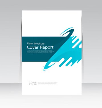 Vektör soyut tasarım Kapak Raporu Broşür Flyer Banner Deseni arka planı.