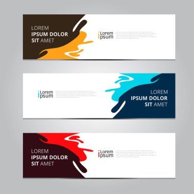 Vektör soyut grafik tasarımı Banner Deseni arkaplan ağ şablonu.