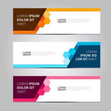 Vektör soyut grafik tasarımı Banner Deseni arkaplan ağ şablonu.