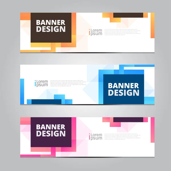 Diseño Gráfico Abstracto Vectorial Banner Pattern Background Web Template — Vector de stock