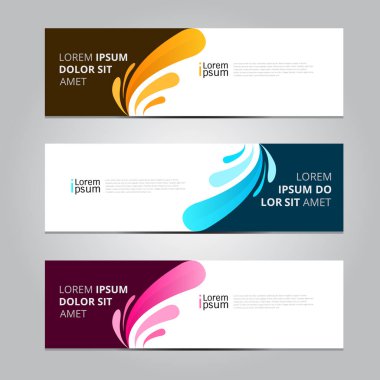 Vektör soyut grafik tasarımı Banner Deseni arkaplan ağ şablonu.