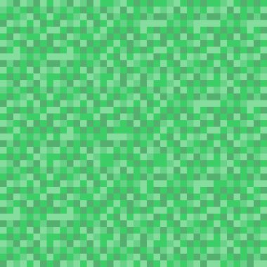 Piksel yeşil arka plan. Vektör illüstrasyonu