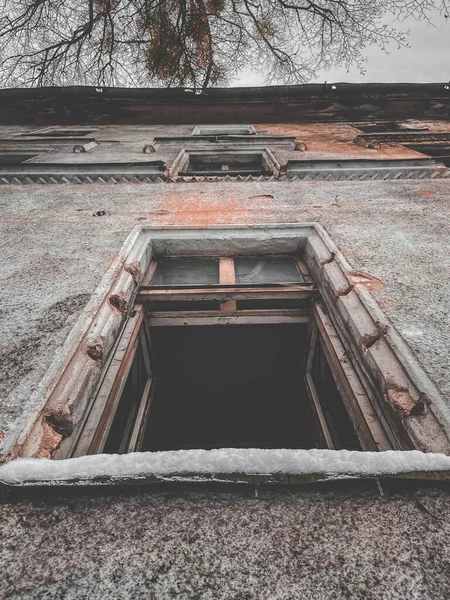 Hospital Psiquiátrico Abandonado Allenberg Atmosfera Paranormal Alemã — Fotografia de Stock