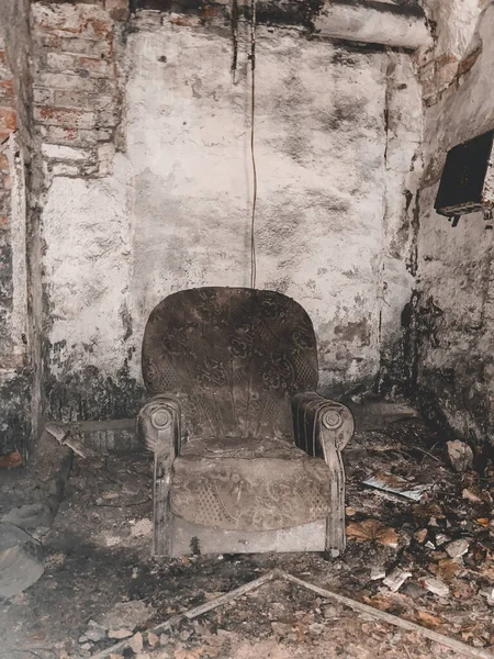 Opuszczony Szpital Psychiatryczny Allenberg Niemiecka Atmosfera Paranormalna — Zdjęcie stockowe
