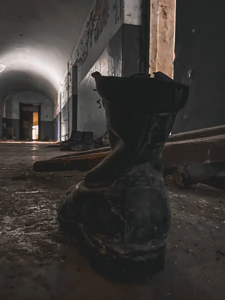 Hospital Psiquiátrico Abandonado Allenberg Atmosfera Paranormal Alemã — Fotografia de Stock