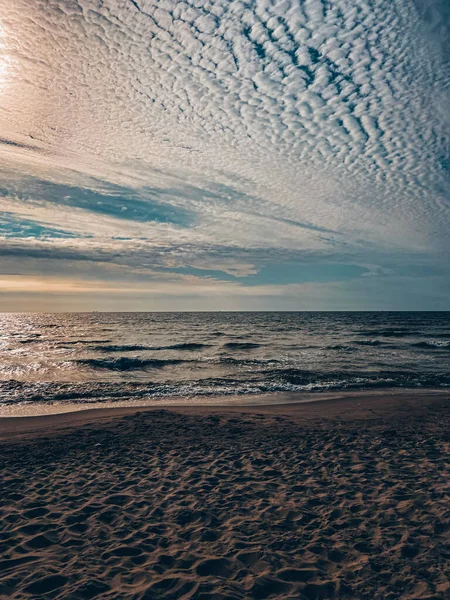 Baltique Mer Plage Sable Soleil Beauté Eau Vague — Photo