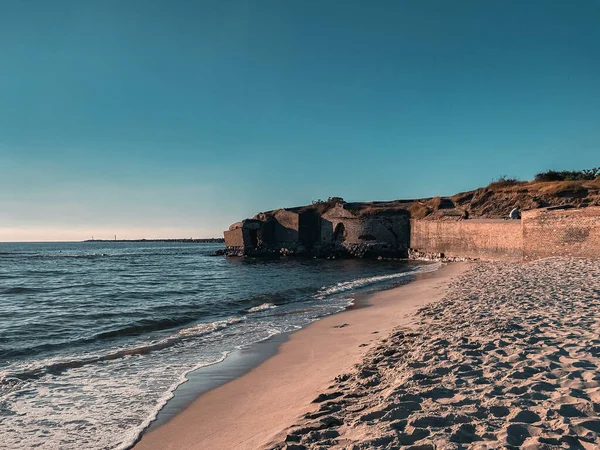 Βαλτική Θάλασσα Παραλία Άμμος Ήλιος Ομορφιά Νερό Κύμα — Φωτογραφία Αρχείου