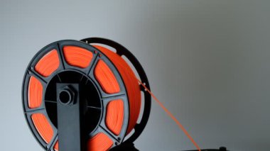 3D yazıcı omurgası için turuncu ABS plastiği