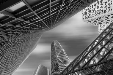 riyadh, saudi arabia, 26-apr-2022, the fine art architecture photos of the KAFD buildings.