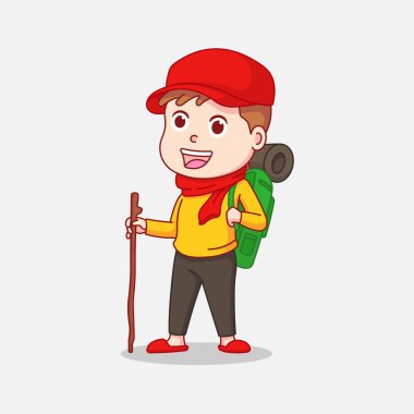 Tatlı gezgin maceraya hazır.