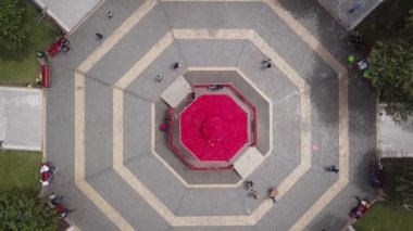 Chancay Meydanı 'nın hava aracı görüntüsü, Lima, Peru