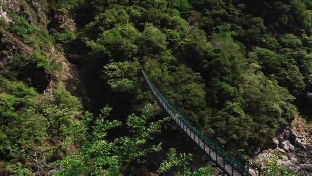 タロコ ゴージ国立公園の美しいキャニオン — ストック動画