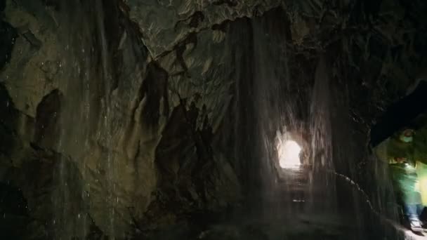 Bela Caverna Taroko Parque Nacional Gorge Taiwan — Vídeo de Stock